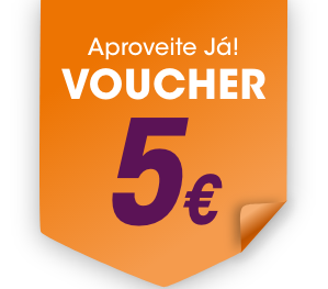Aproveite já! Voucher 5€